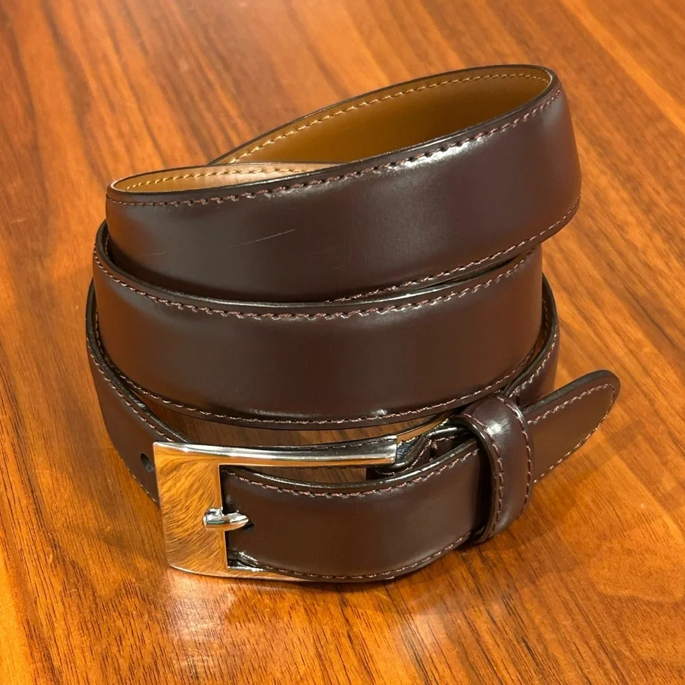 Dark Brown Belt Leather Size 30